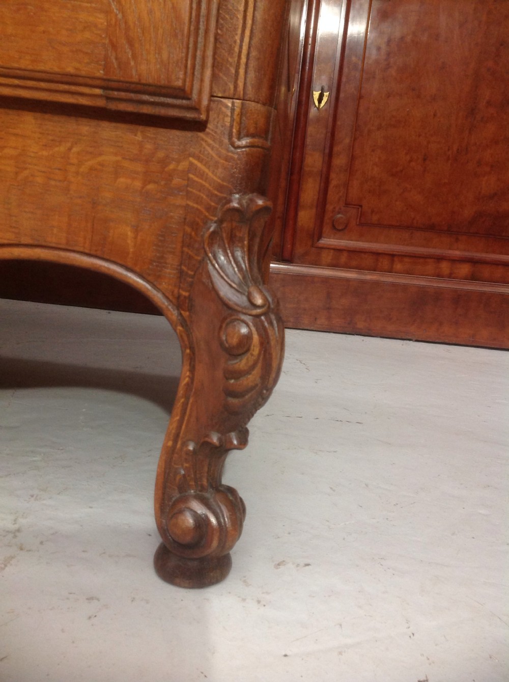 CARVED OAK FRENCH ARMOIRE View IV