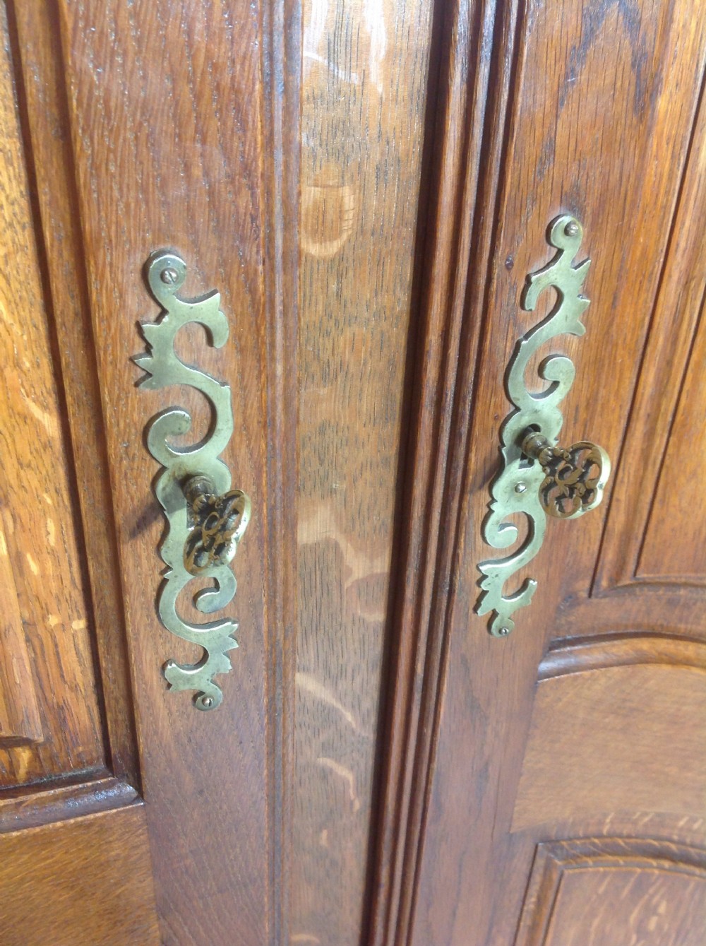 CARVED OAK FRENCH ARMOIRE View VII