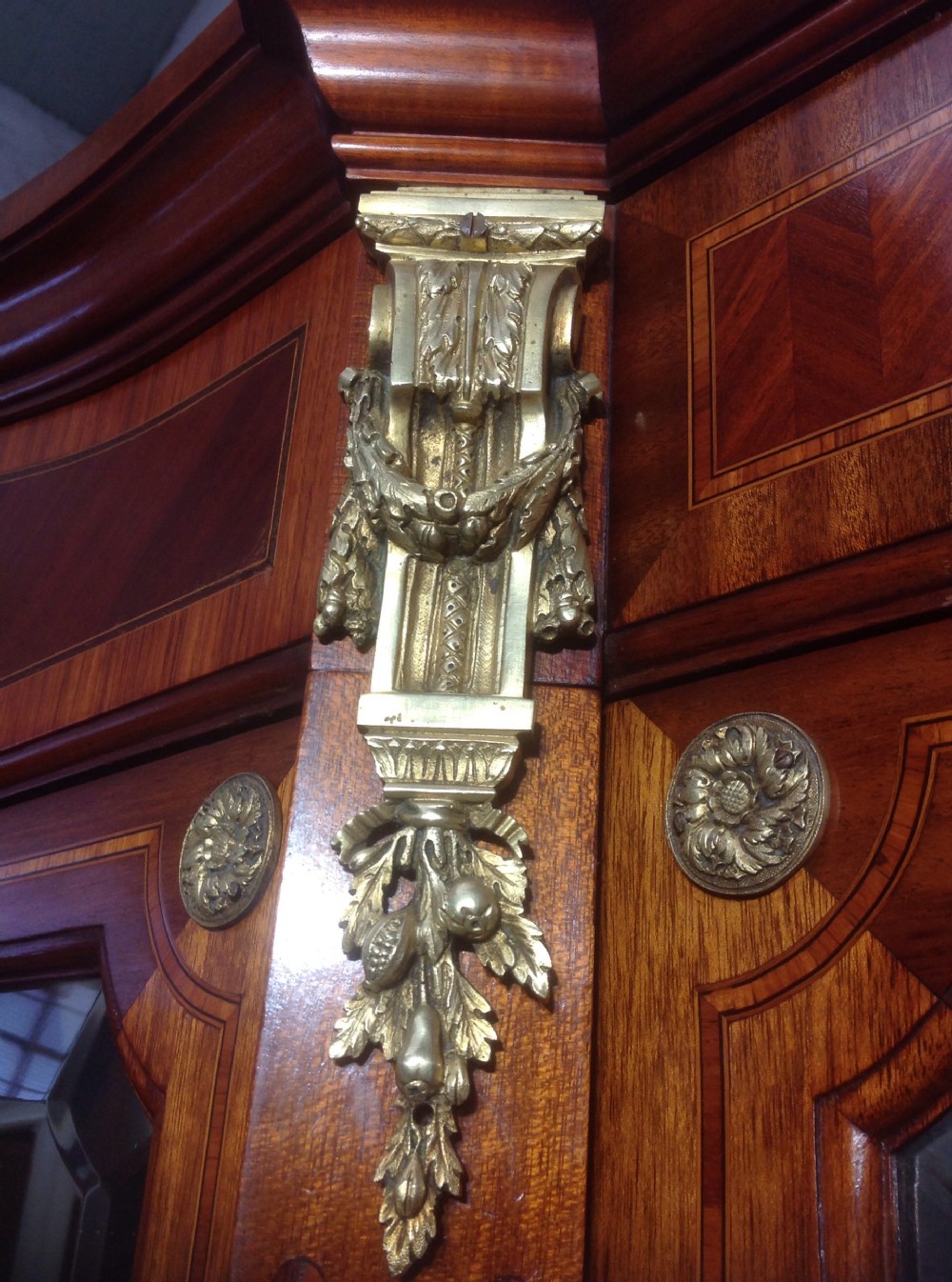 LARGE FRENCH MAHOGANY ARMOIRE View III