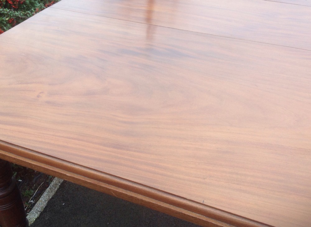 LARGE WALNUT WIND OUT DINING TABLE View III