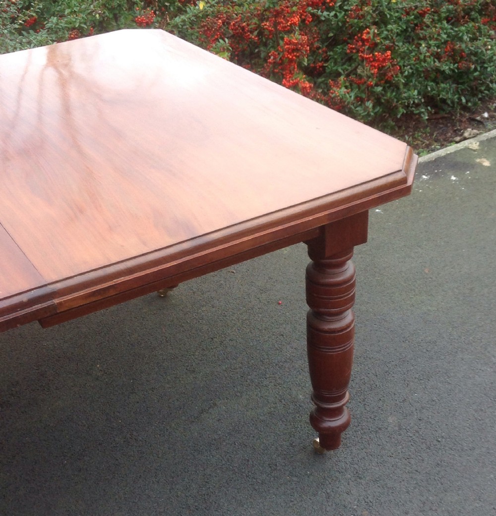 LARGE WALNUT WIND OUT DINING TABLE View IV