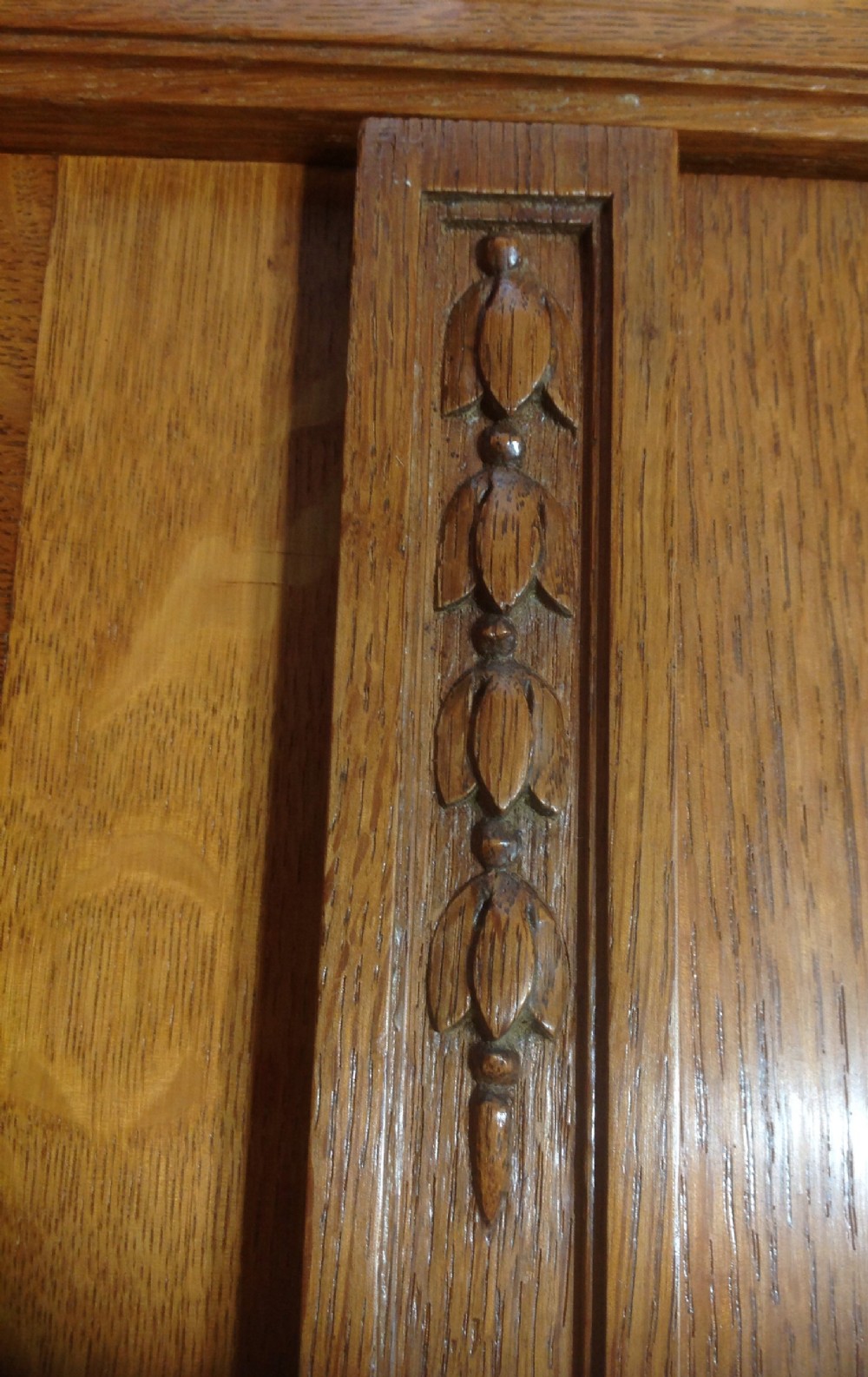 CARVED OAK FRENCH ARMOIRE View IV