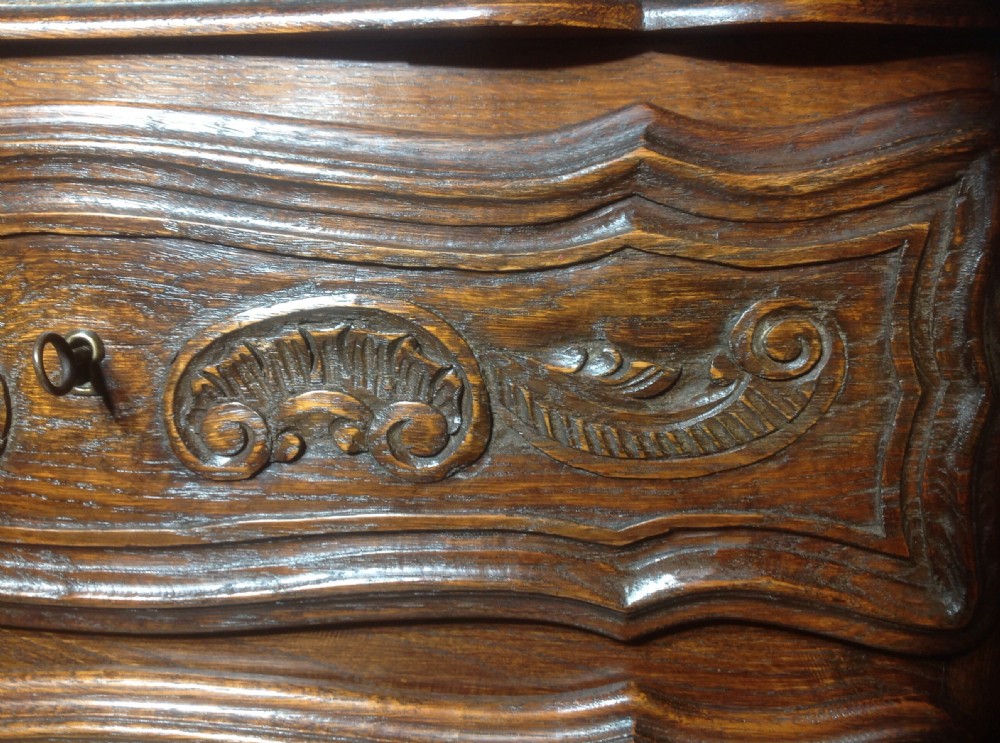 CARVED OAK FRENCH CHEST View IV