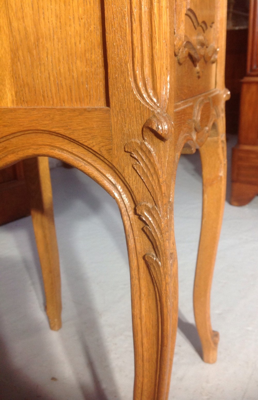 PAIR OF FRENCH OAK BEDSIDE CABINETS View IV
