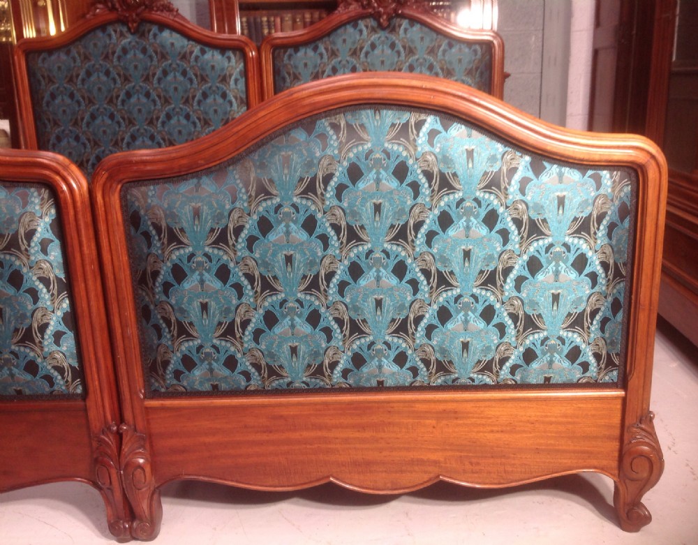 PAIR OF MAHOGANY FRENCH BEDS View IV