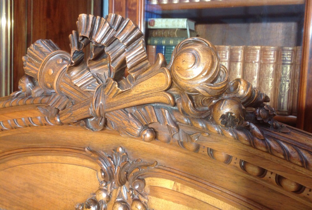 STUNNING FRENCH SUPERKING SIZE BED BY MAISON LALANDE PARIS View VII