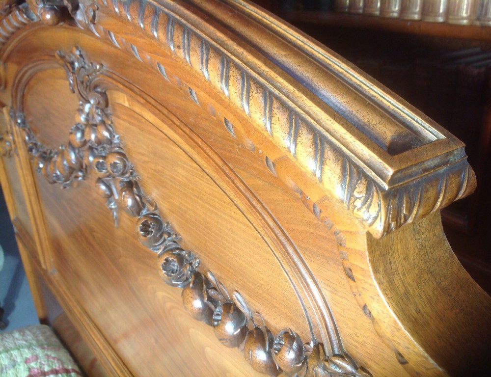 STUNNING FRENCH SUPERKING SIZE BED BY MAISON LALANDE PARIS View XI