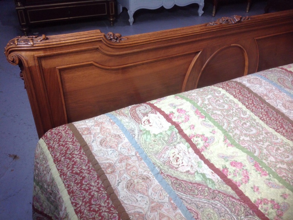 STUNNING FRENCH SUPERKING SIZE BED BY MAISON LALANDE PARIS View XII