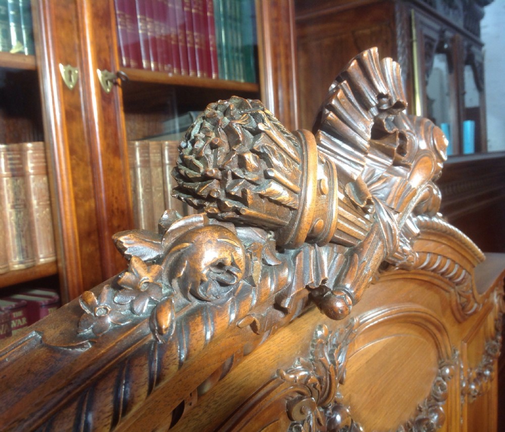 STUNNING FRENCH SUPERKING SIZE BED BY MAISON LALANDE PARIS View XIII