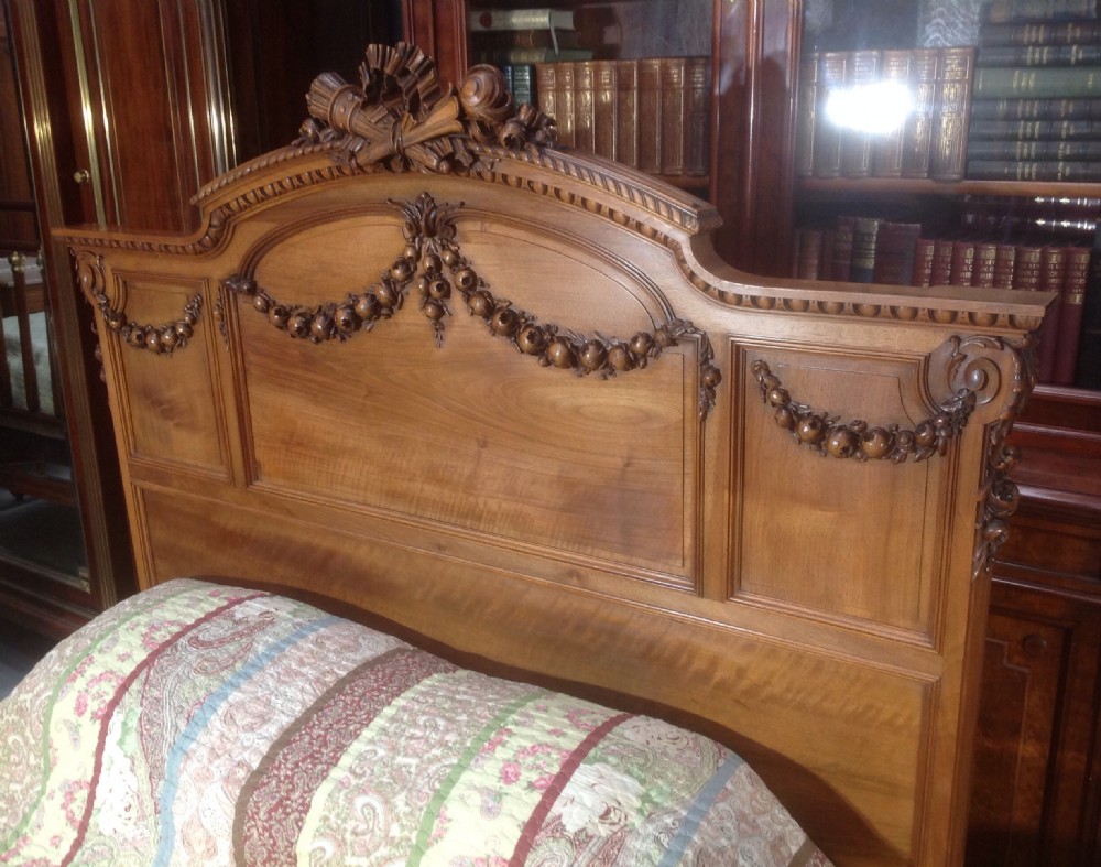 STUNNING FRENCH SUPERKING SIZE BED BY MAISON LALANDE PARIS View XVII