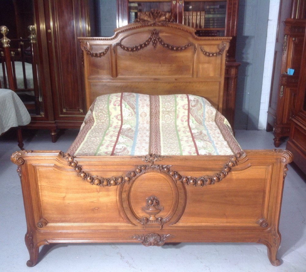 STUNNING FRENCH SUPERKING SIZE BED BY MAISON LALANDE PARIS View XIX