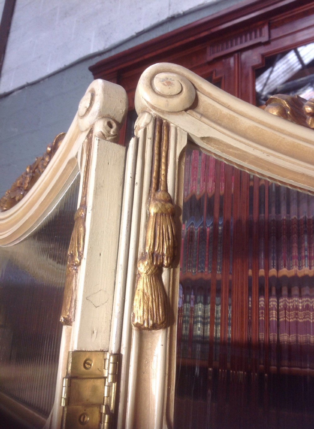 FRENCH PAINTED FOLDING SCREEN View V