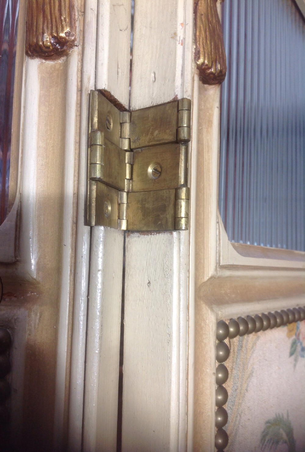 FRENCH PAINTED FOLDING SCREEN View VI