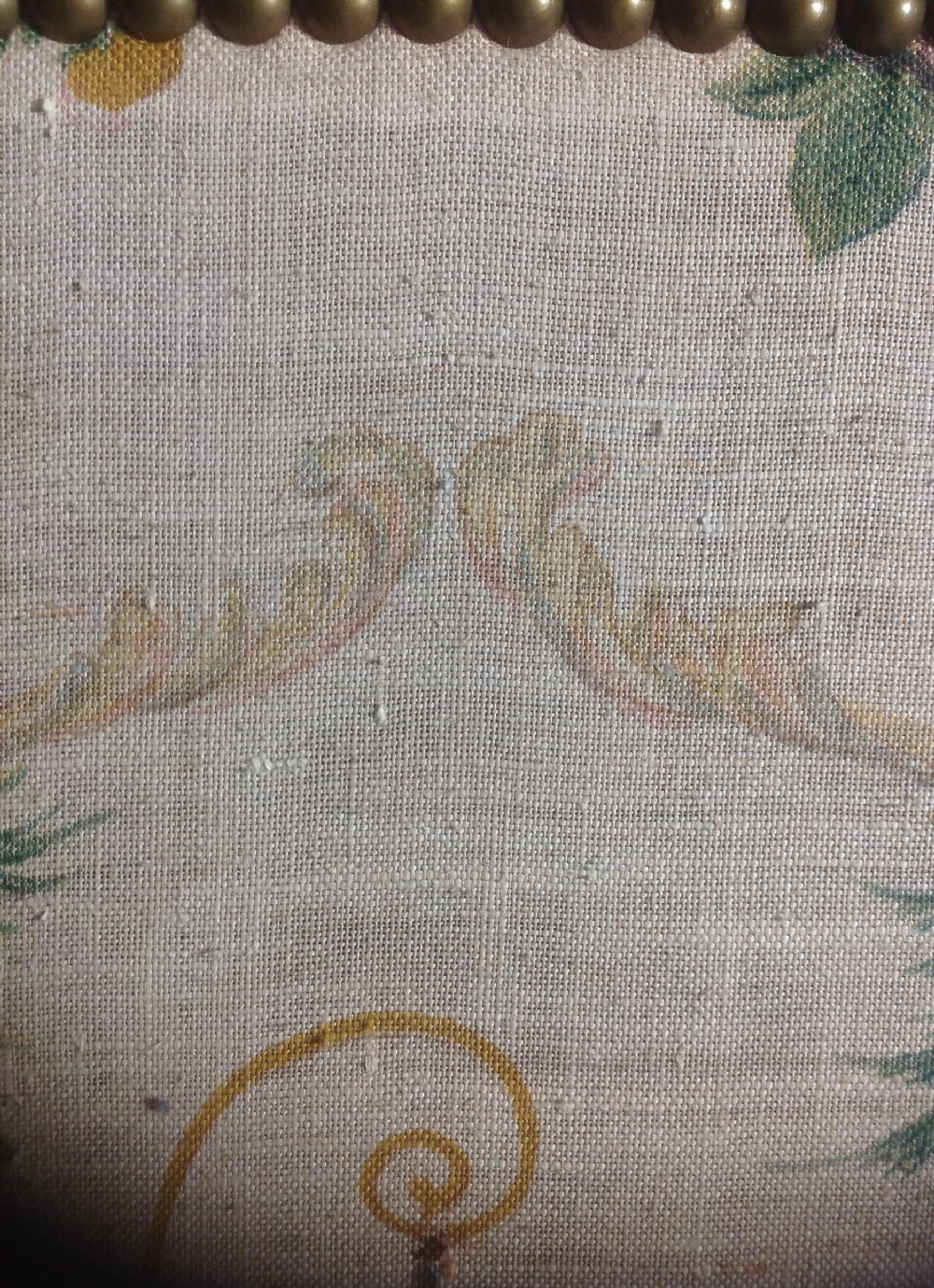FRENCH PAINTED FOLDING SCREEN View IX