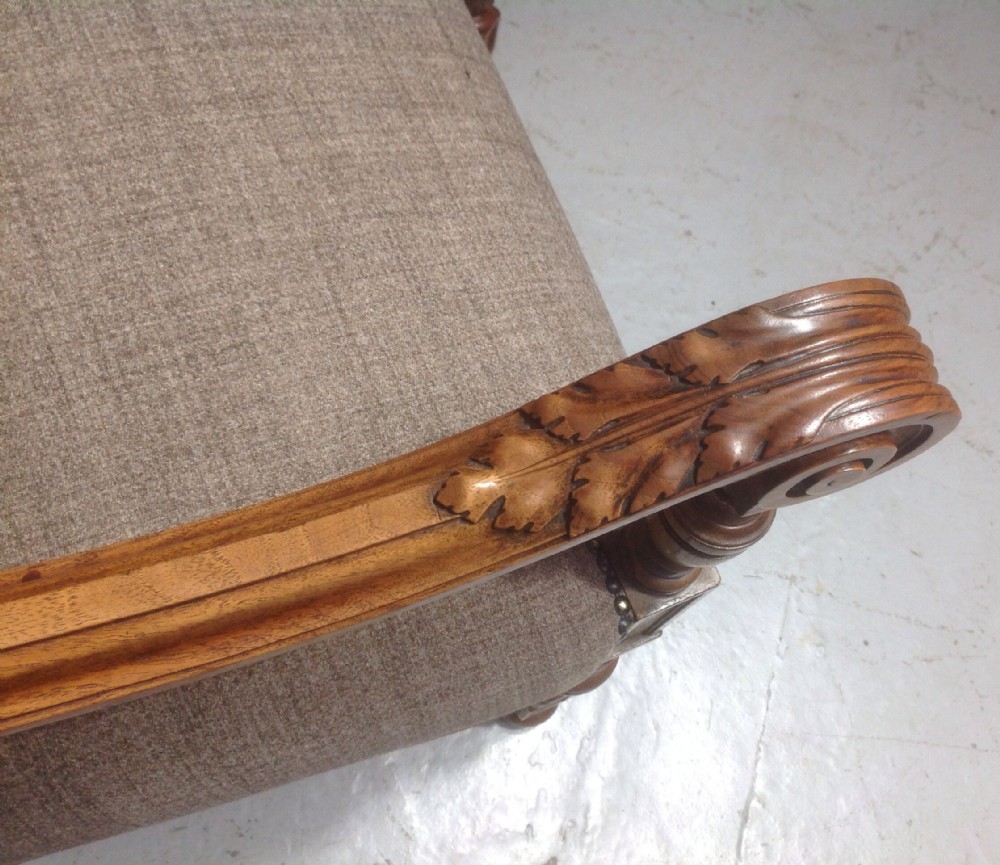 PAIR OF FRENCH WALNUT ARMCHAIRS View IV