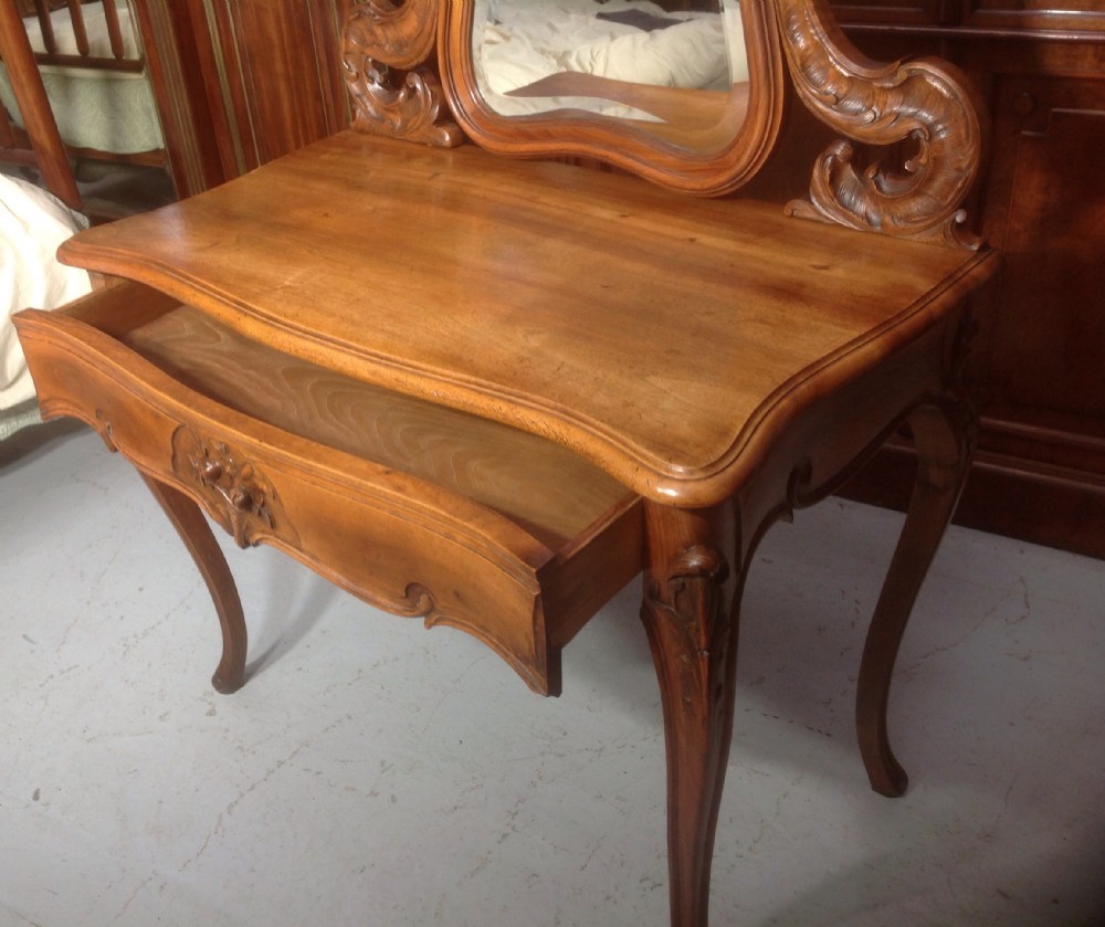 WALNUT FRENCH DRESSING TABLE View VI