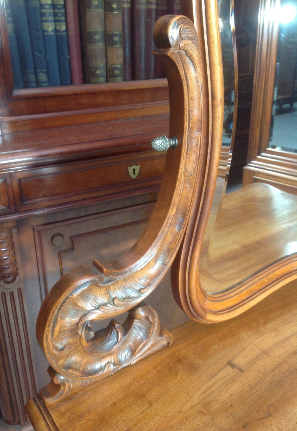 WALNUT FRENCH DRESSING TABLE View III