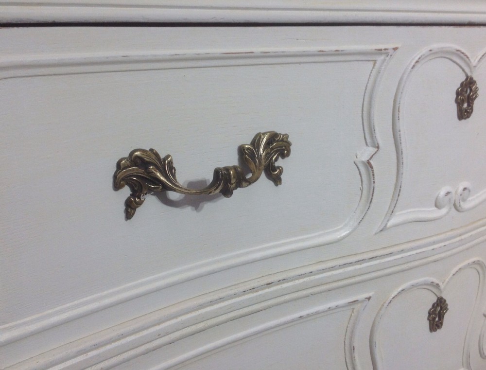 PAINTED FRENCH OAK CHEST OF DRAWERS View II