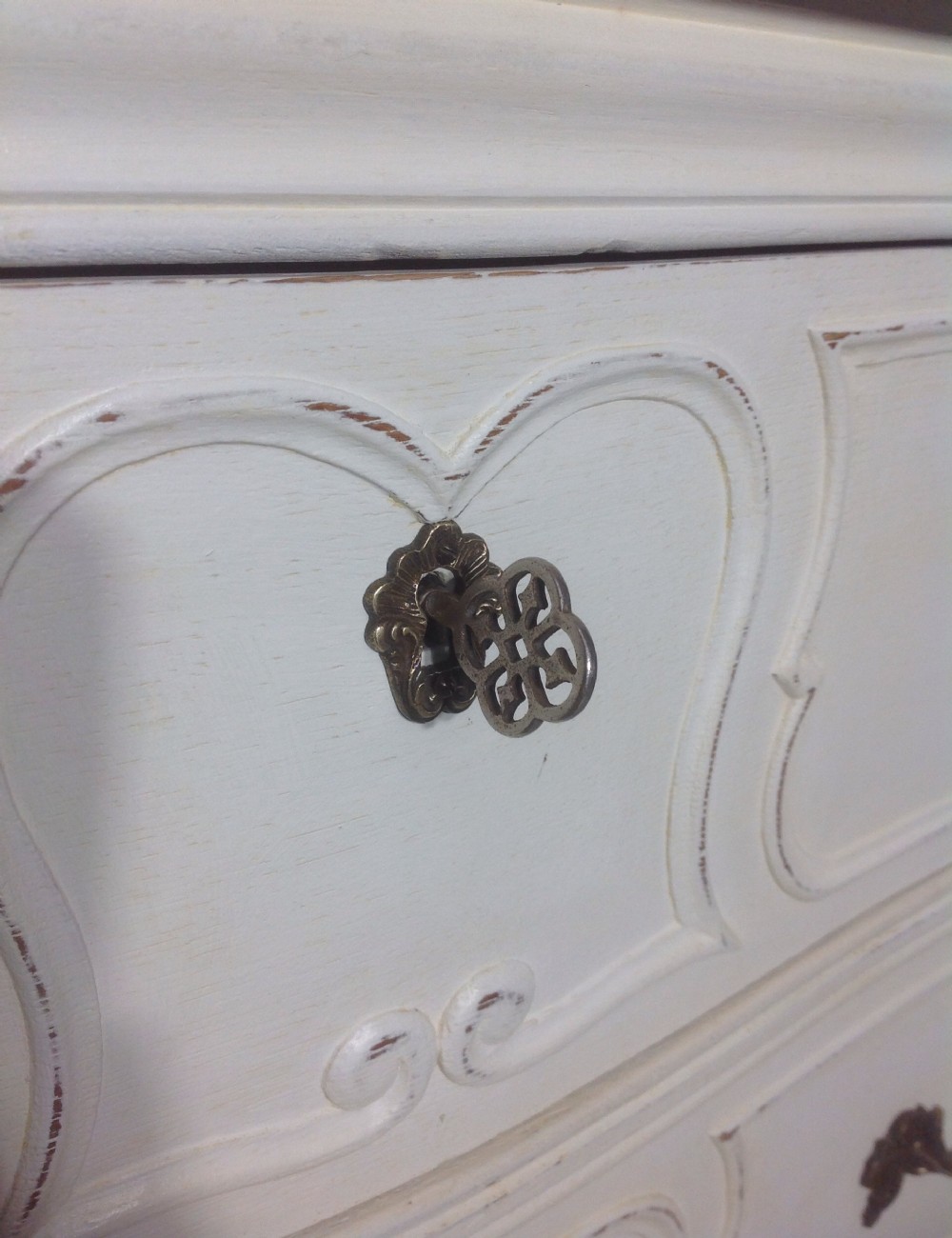 PAINTED FRENCH OAK CHEST OF DRAWERS View V