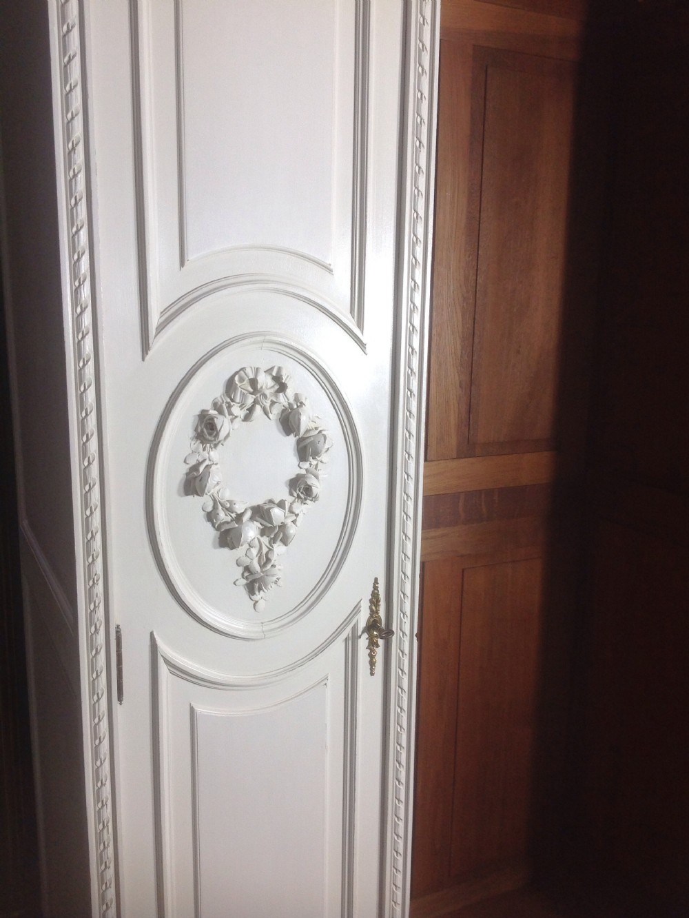 PAINTED FRENCH TRIPLE ARMOIRE View V