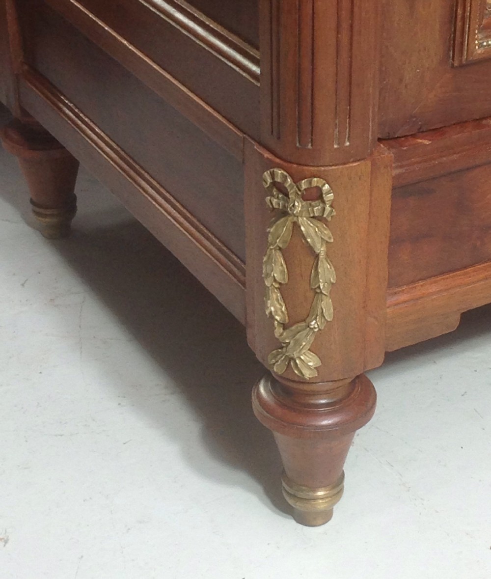 FRENCH PLUM PUDDING MAHOGANY BOOKCASE View IV