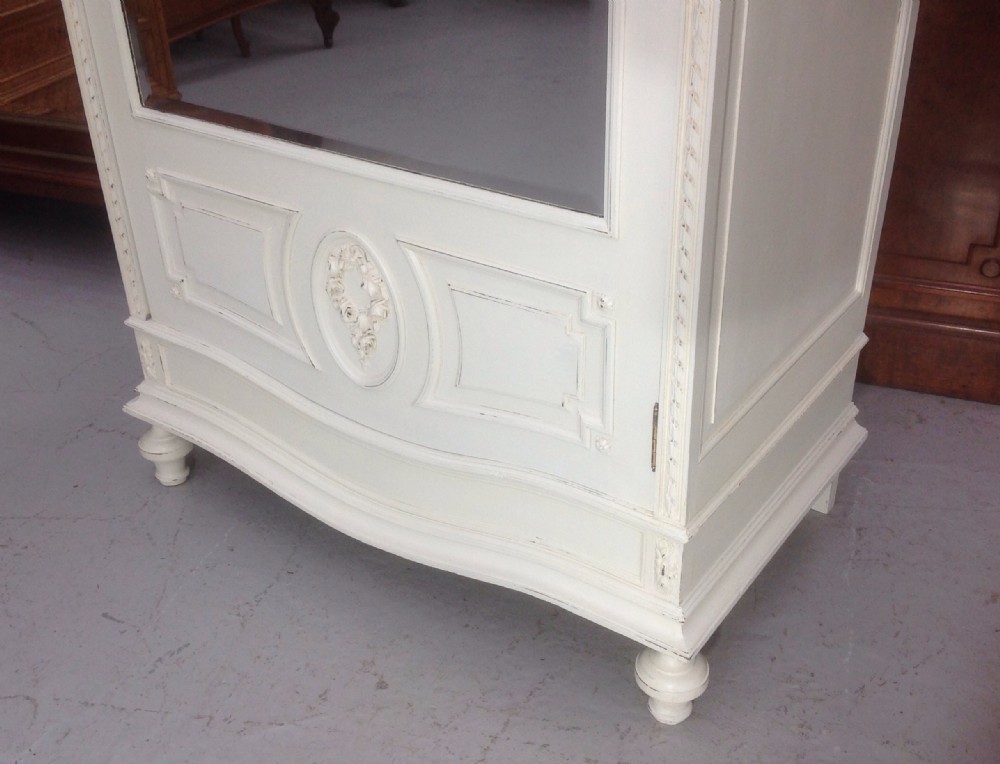 PAINTED CARVED FRENCH ARMOIRE View IV