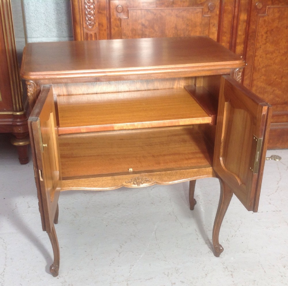 WALNUT FRENCH CARVED CABINET View V