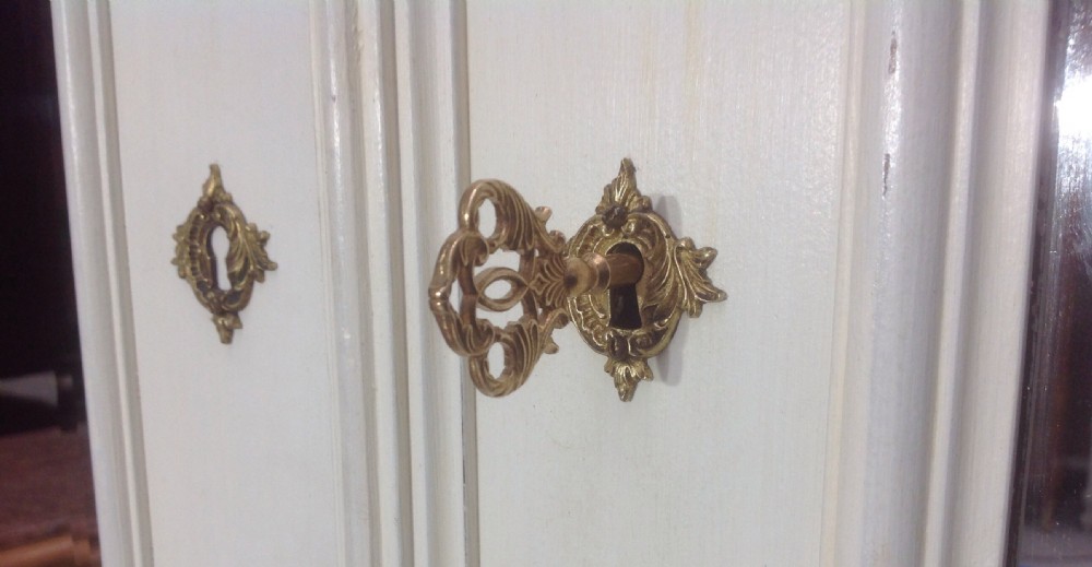 LARGE PAINTED FRENCH ARMOIRE View IV