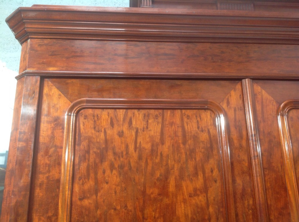 PLUM PUDDING MAHOGANY FRENCH ARMOIRE View III