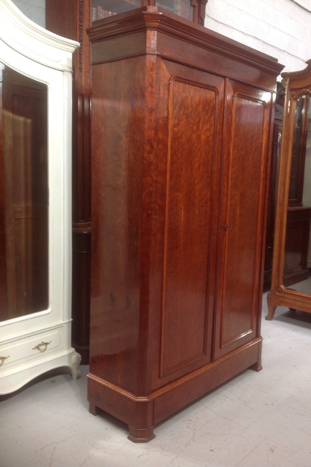 PLUM PUDDING MAHOGANY FRENCH ARMOIRE View VII