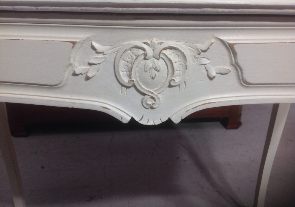 PAINTED FRENCH WALNUT DRESSING TABLE View IV