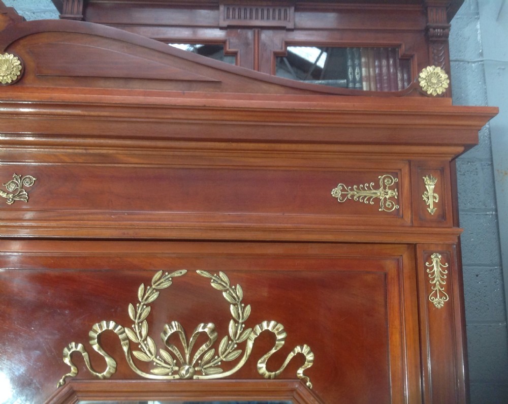 STUNNING FRENCH MAHOGANY ARMOIRE View II