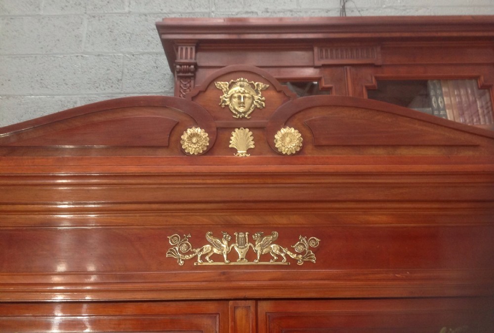 STUNNING FRENCH MAHOGANY ARMOIRE View III