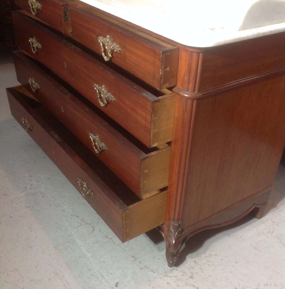 FRENCH MAHOGANY DRESSING WASHSTAND  View III