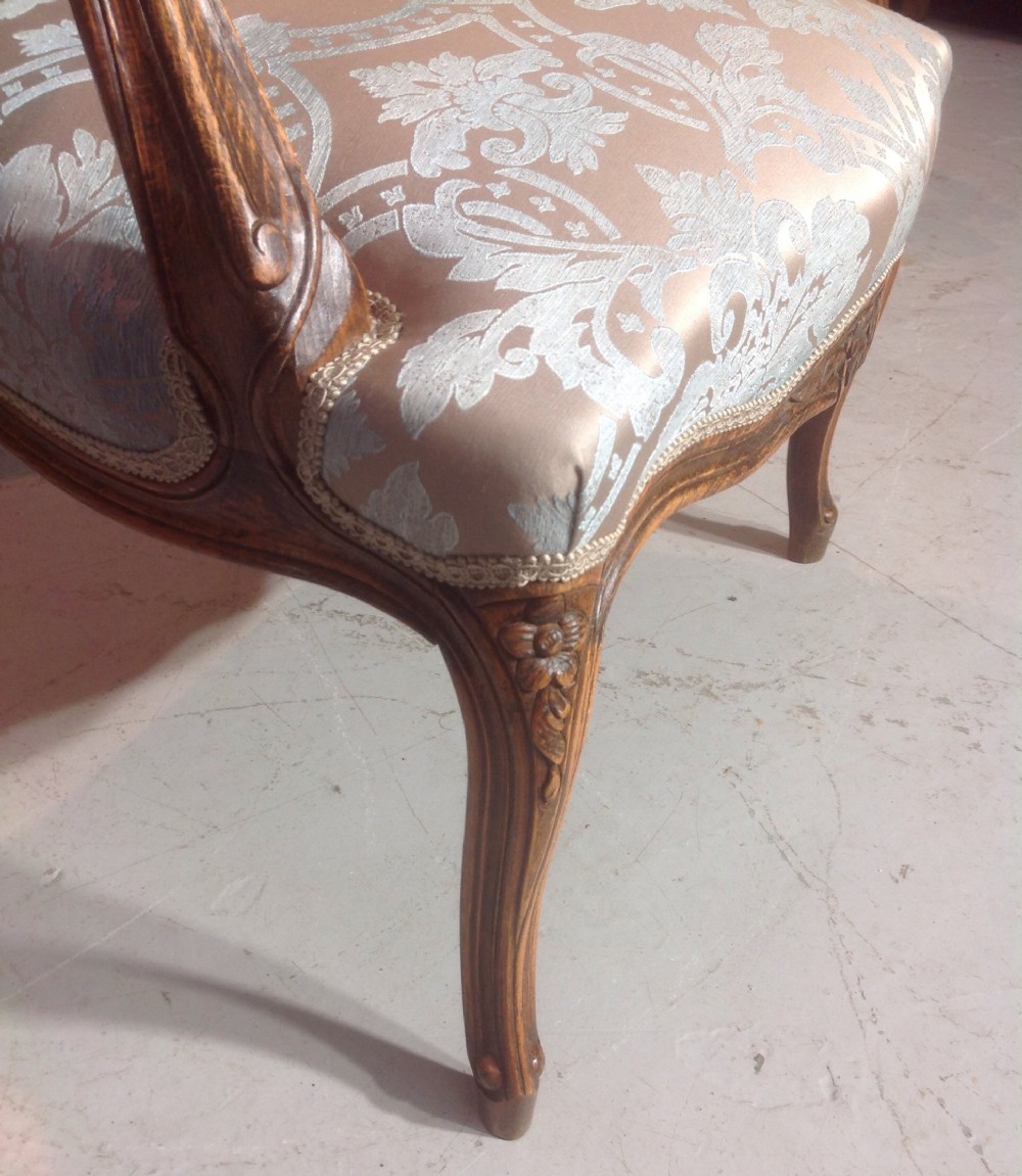 SET OF 4 CARVED WALNUT CHAIRS View VIII