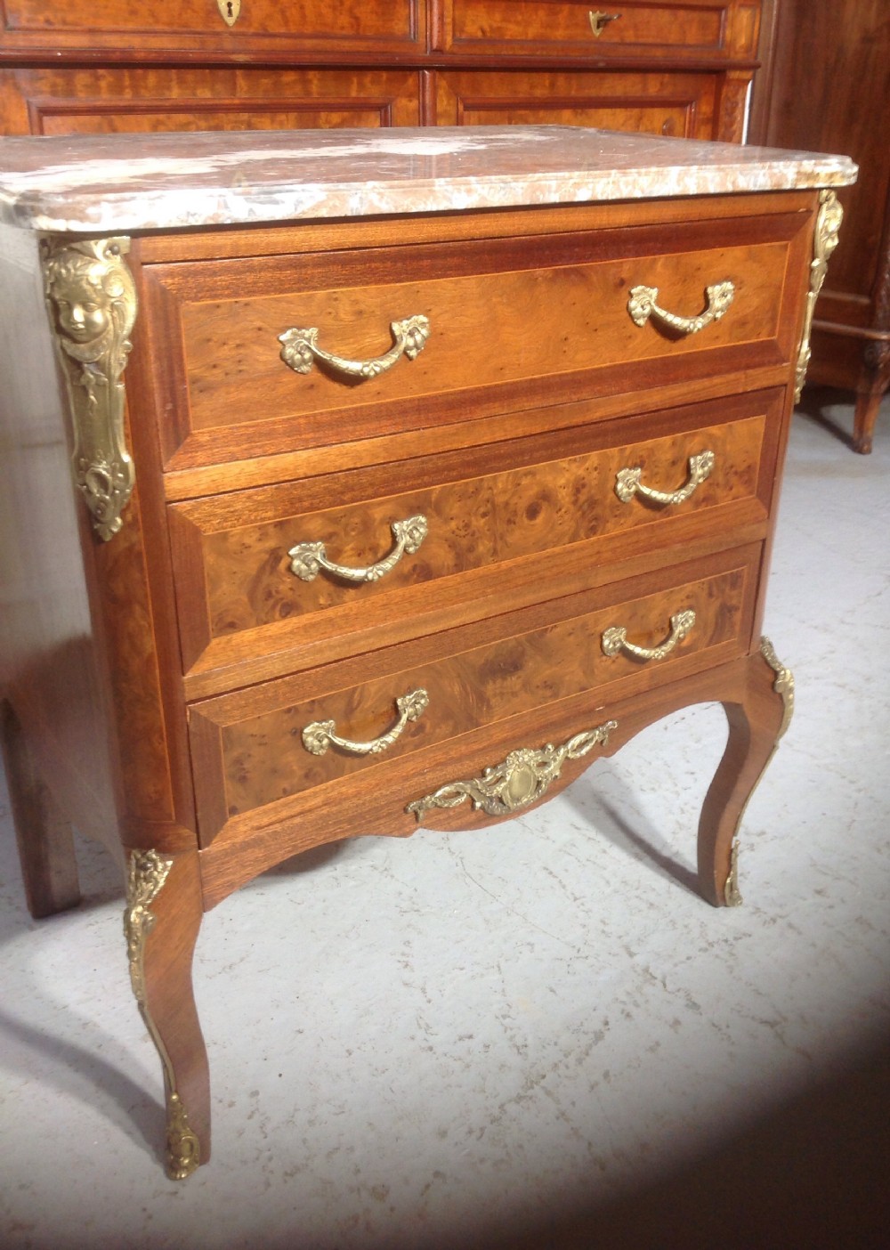 INLAID FRENCH COMMODE View III