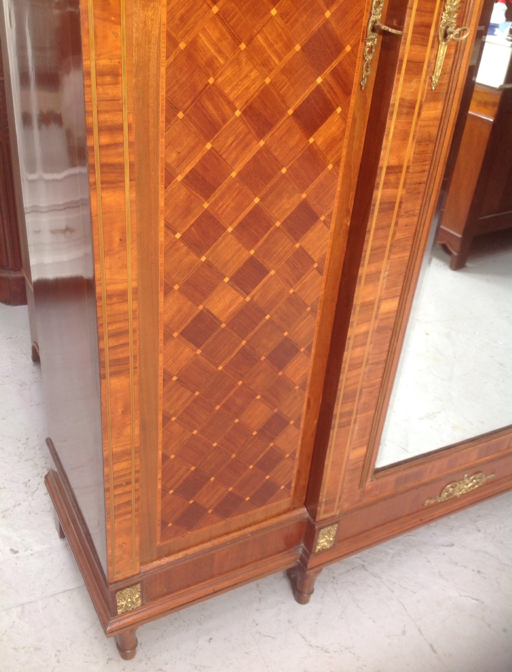 STUNNING FRENCH MARQUETRY ARMOIRE View IV