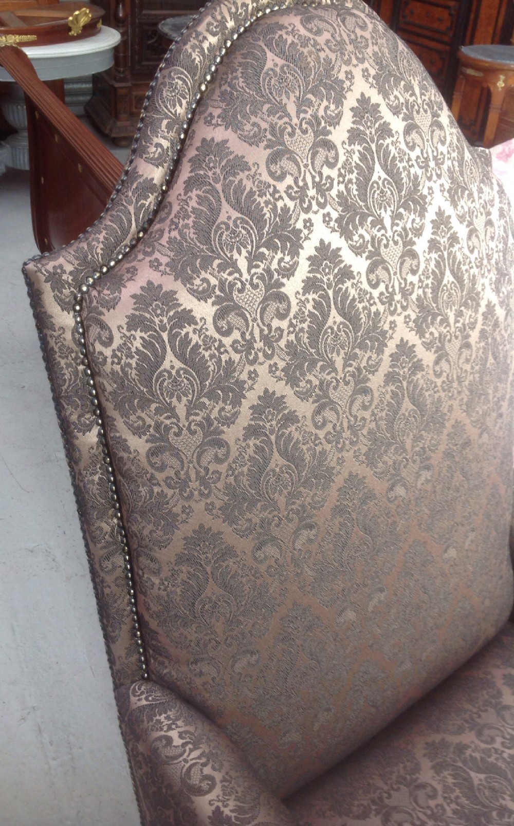 MAGNIFICENT OVERSIZE PAIR OF FRENCH FAUTEUILS  View IV