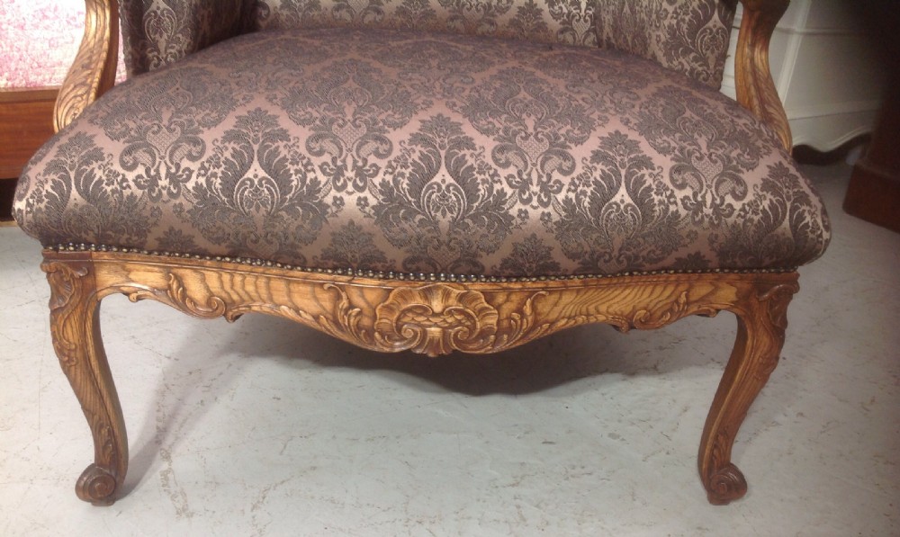 MAGNIFICENT OVERSIZE PAIR OF FRENCH FAUTEUILS  View VIII