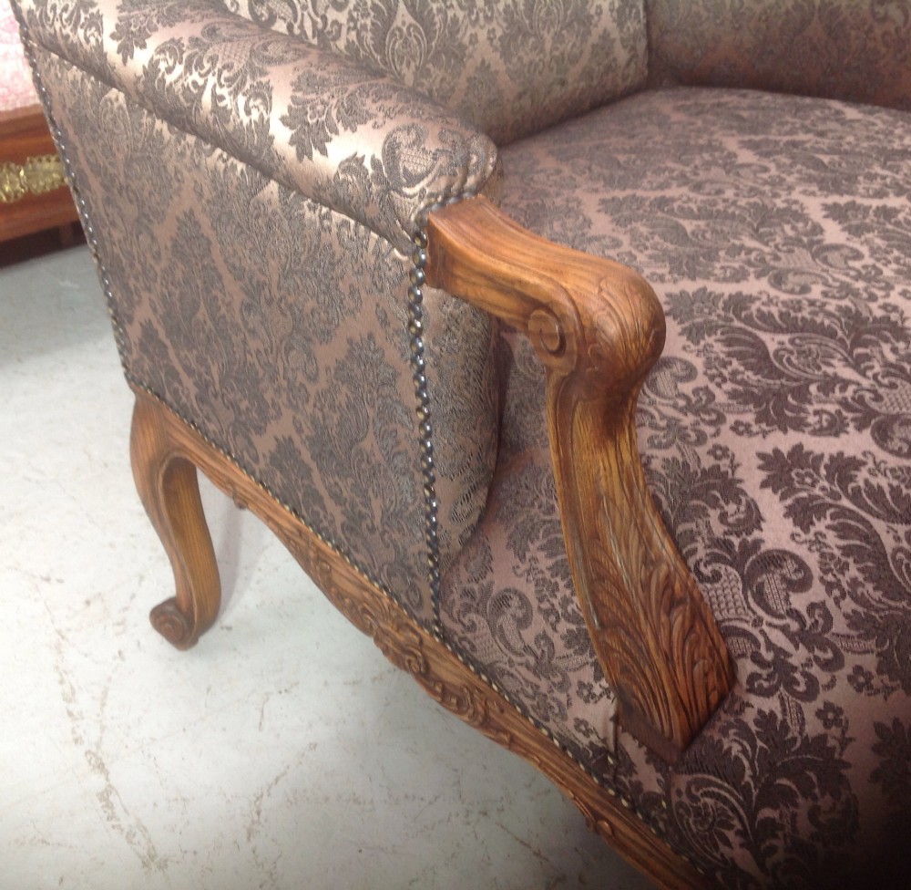MAGNIFICENT OVERSIZE PAIR OF FRENCH FAUTEUILS  View IX