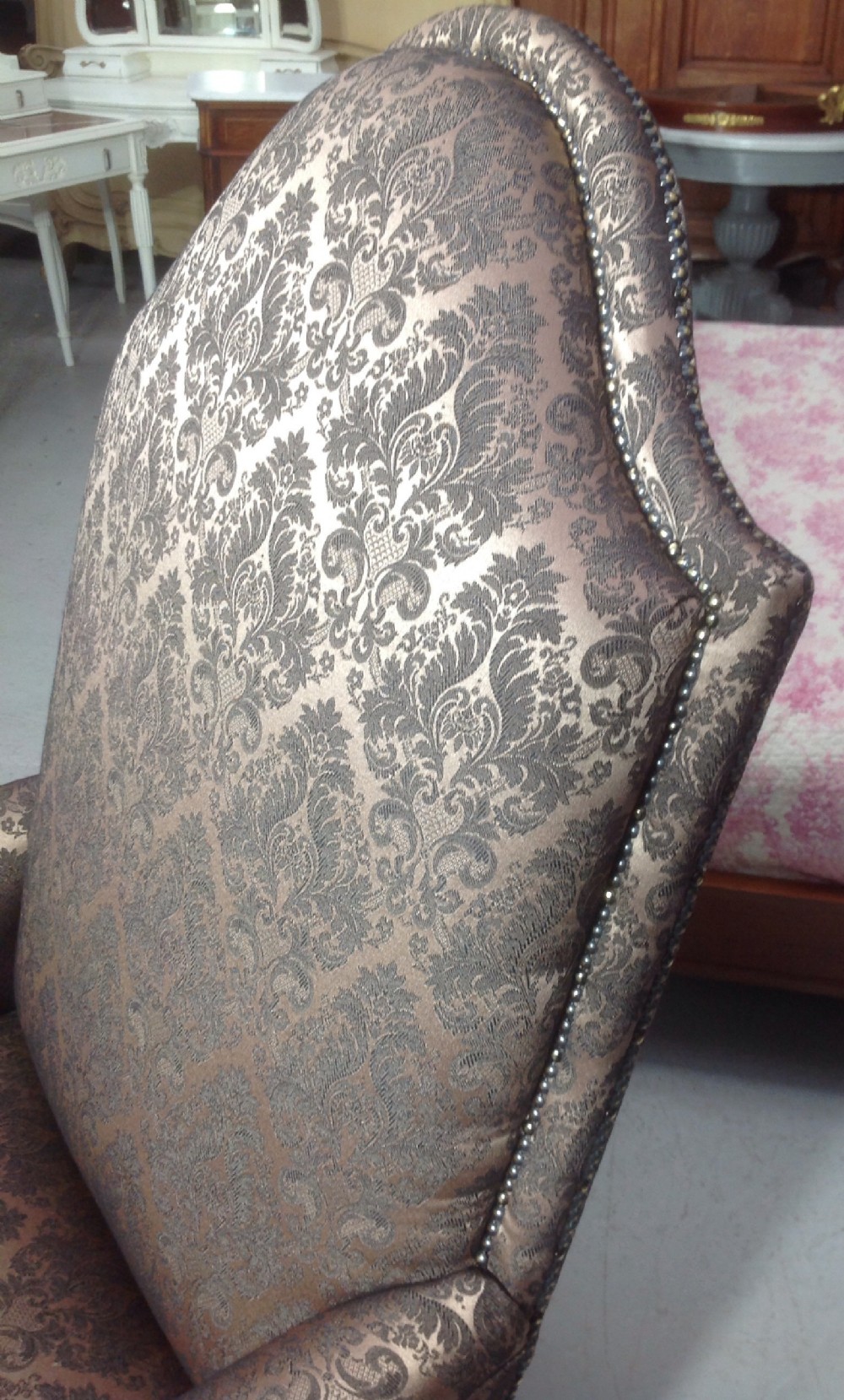 MAGNIFICENT OVERSIZE PAIR OF FRENCH FAUTEUILS  View XIII
