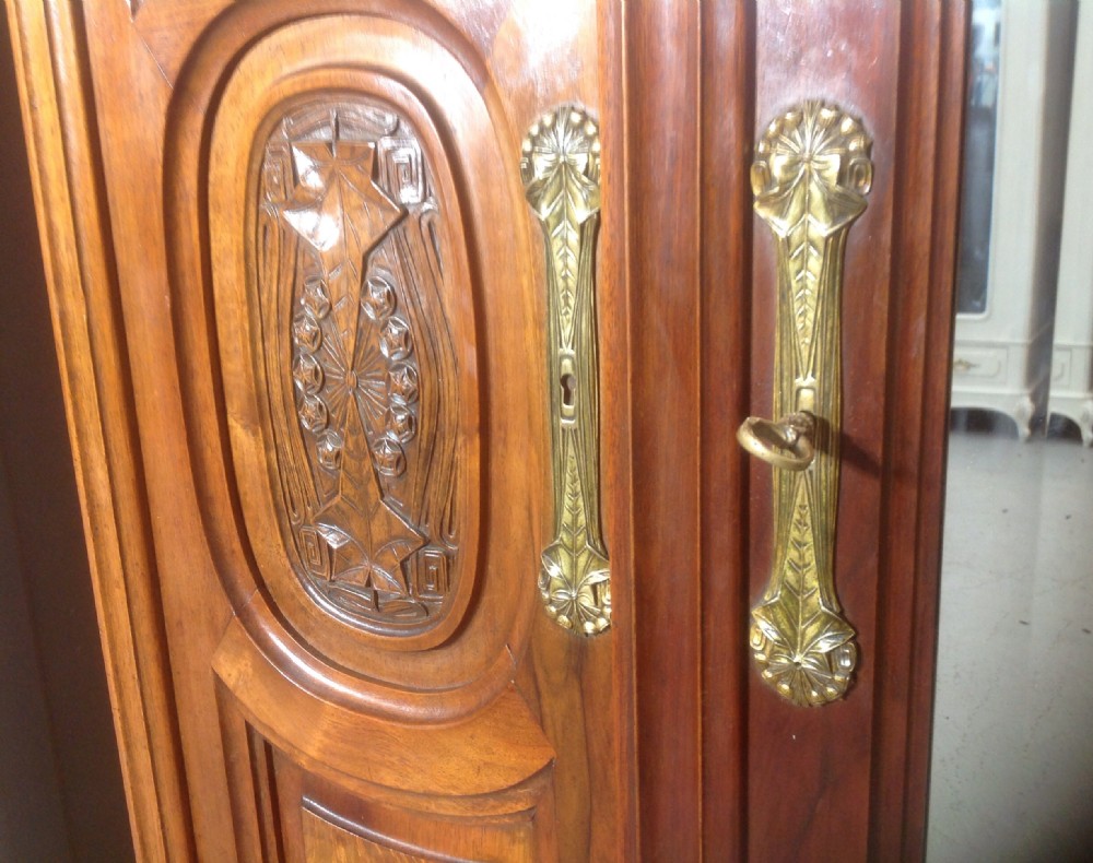 FRENCH ARTS AND CRAFTS ARMOIRE BY GEORGES ERNEST NOWAK View III