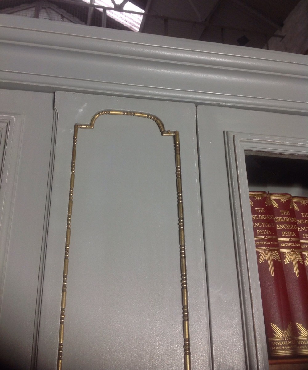 PAINTED FRENCH MAHOGANY BOOKCASE View IV