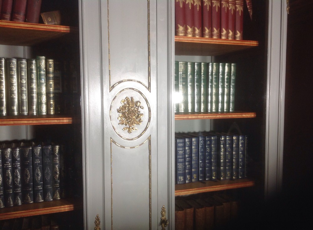PAINTED FRENCH MAHOGANY BOOKCASE View VII