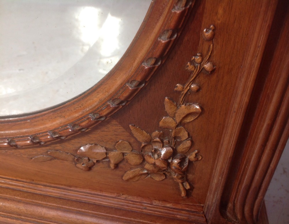 FRENCH MAHOGANY ARMOIRE PARIS MAKER View V