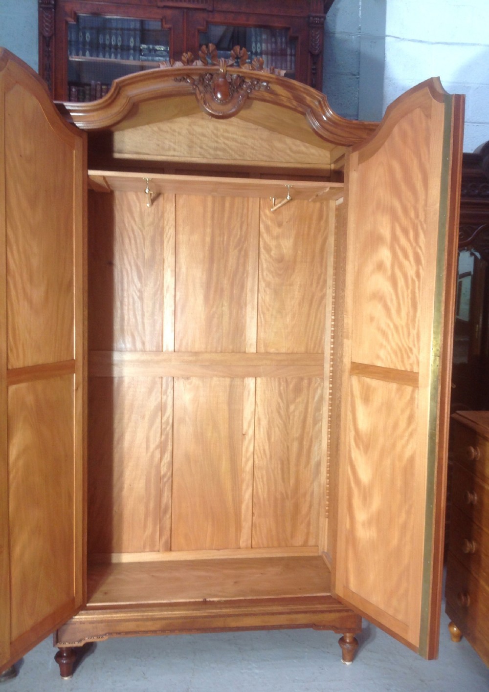 FRENCH MAHOGANY ARMOIRE PARIS MAKER View VI