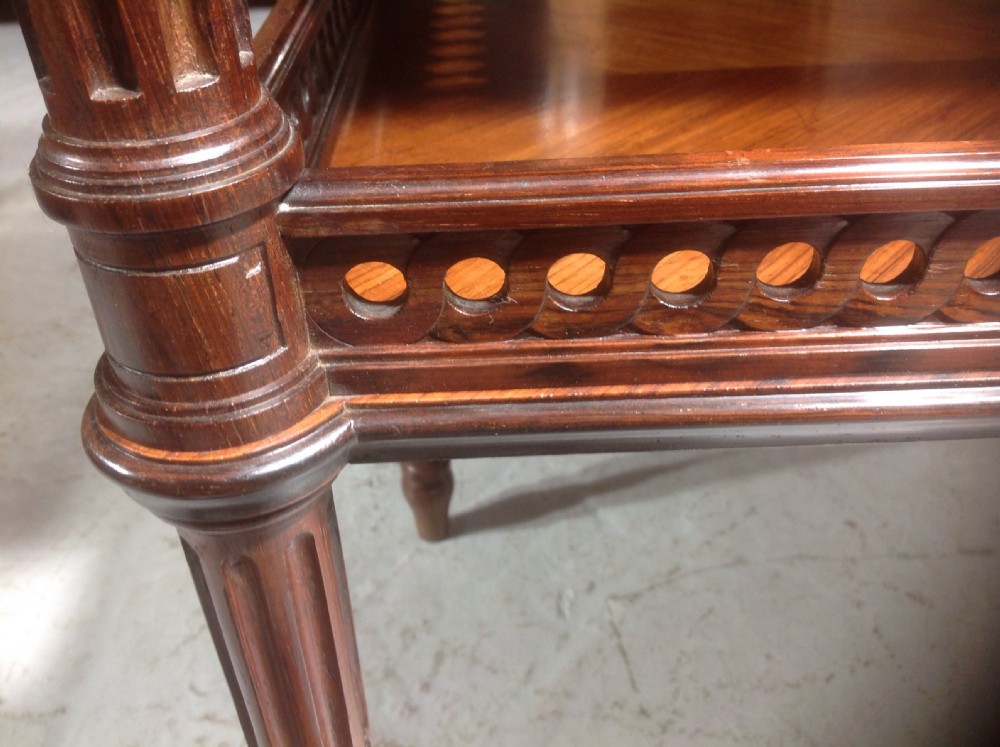 FRENCH ROSEWOOD SIDE TABLE  View V