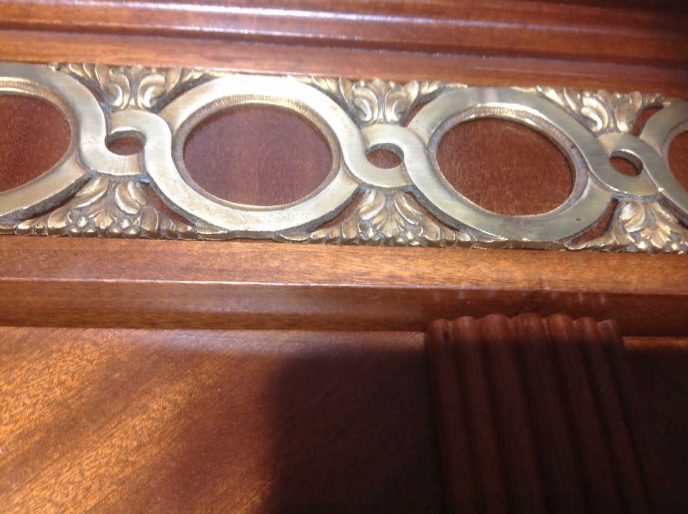 FRENCH MAHOGANY EMPIRE ARMOIRE. View VII