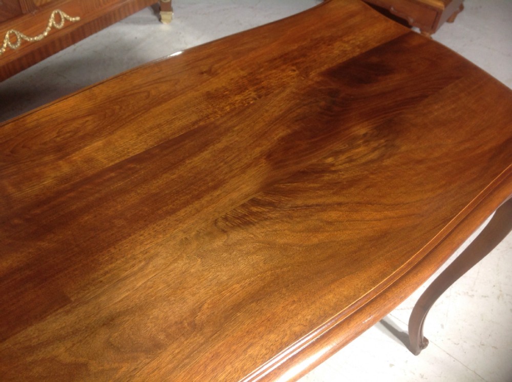 FRENCH CARVED WALNUT SIDE TABLE View VI