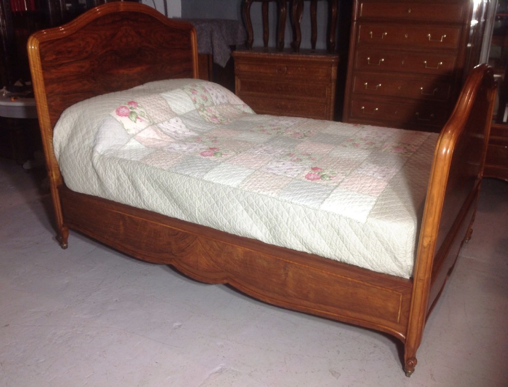 OVERSIZE FRENCH WALNUT BED View II
